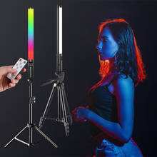 RGB Light Stick Wand With Tripod Stand Party Colorful LED Lamp Fill Light Handheld Flash Speedlight Photography Lighting Video 2024 - buy cheap