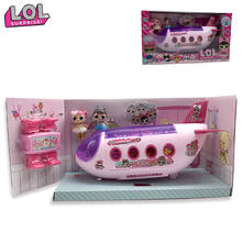 Boneca lol surpresa original para meninas, brinquedo de avião surpresa para crianças 2024 - compre barato