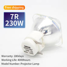 Lâmpada de farol com cabeçote móvel sirius hri, lâmpada de 230w compatível com msd 7r platina, 7r, frete grátis 2024 - compre barato