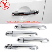 ABS Chrome Door Handle Protective covering Cover Trim Plastic Car Handle Cover Styling For KIA Cerato/Forte 2009-2012 YCSUNZ 2024 - buy cheap