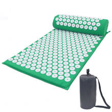 Yoga Mat Massager Cushion Massage Acupressure Relieve Stress Back Body Pain Spike Mat Acupuncture Massage Yoga Mat with Pillow 2024 - buy cheap