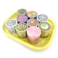 SWSMOK 40MM 4-layer Aluminum Alloy Herbal Herb Tobacco Grinder Spice Weed Grinders Smoking Pipe Accessories Gold Smoke Cutter 2024 - купить недорого