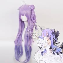 Anime Women Cosplay Wig Azur Lane Silver White Purple Long Heat Resistant  Wig Azur Lane Vampire Wig Halloween 2024 - buy cheap