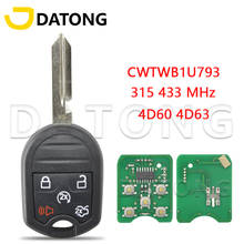 Datong Wolrd Car Remote Control Key For Ford Expedition Explorer Taurus Flex 315/433MHz 4D60 4D63 Chip CWTWB1U793 Replace Key 2024 - buy cheap