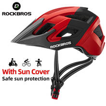 Rockbros capacete de ciclismo respirável e totalmente moldado, capacete de ciclismo à prova de choque, mtb, capacete de bicicleta leve para homens e mulheres 2024 - compre barato