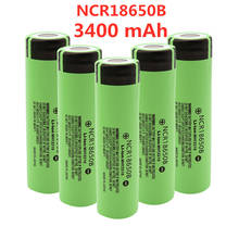 Bateria 2021 de lítio ncr18650b recarregável, bateria 3.7 original para lanterna 3400 v 18650 mah 2024 - compre barato