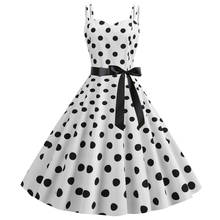 13-20 years Plus Size Polka Dot Print Vintage Summer Dresses Teenager Girl's Fashion Clothes Mom and Daughter Family Set 2024 - buy cheap