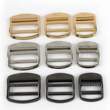 Meetee 4/10pcs 19/25/32/38mm Metal Bag Strap Adjustment Buckle Tri-Glide Hook Clasp DIY Backpack Strap Adjust Webbing Buckles 2024 - buy cheap