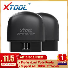 Сканер XTOOL AD10, OBD2, дисплей HUD, лучше чем ELM327, для Android, для автомобилей 12 В, обновление 2024 - купить недорого