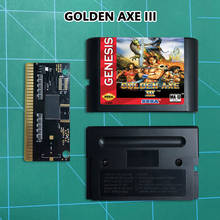 Goldenaxe iii machado dourado iii-flashkit md electroless ouro pcb cartão 16 bit md jogos cartucho para megadrive genesis console 2024 - compre barato