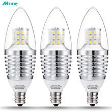 Candelabros de lâmpada led 3 familiar e12, lâmpada de 7w equivalente a 75w, halogênio 6000k, 680 lúmens, luzes para banheiro 2024 - compre barato
