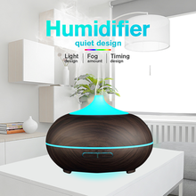 Essential oil diffuser 500ml humidifier 12W ultrasonic aroma diffuser household air purifier 7 color led gradient air freshener 2024 - buy cheap