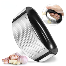 Garlic Press Rocker, Stainless Steel Garlic Mincer Crusher Professional Kitchen Gadgets Garlic Chopper, Silicone Garlic Peeler 2024 - buy cheap