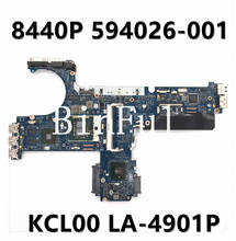 Placa-mãe para computador portátil hp, compatível com os modelos 8440p, 594026-594026, 501-594026 2024 - compre barato