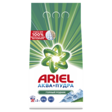 Laundry detergent Ariel machine with родник 20 washes 3 kg 2024 - buy cheap