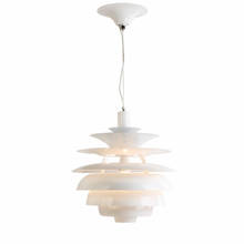 Скандинавская Роскошная светодиодная люстра E27, современный потолочный светильник в датском стиле с Ph, креативная лампа для столовой, спальни, гостиной 2024 - купить недорого