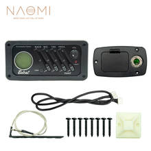 NAOMI Guitar Pickup 7545T  4 Band Guitar Preamp Pickup Tuner Equalizer For Classical Acoustic Guitar   New 2024 - buy cheap
