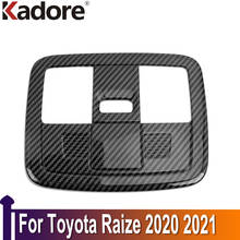 For toyota Raize 2020 2021 Interior Carbon Fiber Roof Front Reading Light Lamp Decoration Cover Trim Car Accessories 2024 - buy cheap