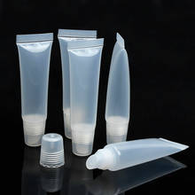 100Pcs 8ml 10ml 15ml Plastic Lip gloss Empty Tubes Lip Balm Sunscreen Cream Cosmetic Bottle Squeezable PE DIY Lip Balm Container 2024 - buy cheap