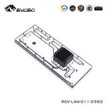 Bykski-tablero de acrílico para canal de agua, carcasa de ordenador dinámica LIANLI O11, diseño de tubo de radiador doble de 360MM, RGV-LAN-O11-D360 2024 - compra barato