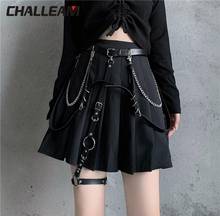 Women's skirt belt female pu leather hip hop rock nightclub sexy jeans strap heart punk belt metal waist chain 383 2024 - buy cheap