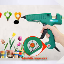 LAOA 150W Hot Melt Glue Gun Temperature Adjustable For Stick Paper Hairpin PU Flowers  Graft Repair Heat Gun Pneumatic DIY Tools 2024 - buy cheap