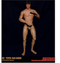 Figura de cuerpo masculino a escala 1/6, Nude, musculoso, hombro estrecho, Color asiático para Donnie Yen, figura de acción, Juguetes 2024 - compra barato