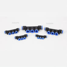 Air Pneumatic Fitting 5 Way One Touch 8mm 10mm 6mm 4mm 12mm OD Hose Tube Push In 5 Port Gas Quick Fittings Connector Coupler 2022 - buy cheap