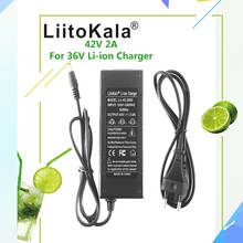 HK Liitokala Output 42V 2A Lithium Charger Input 100-240VAC Li-ion Li-poly Charger For 10 Series 36V 2024 - buy cheap