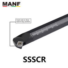 MANF 32cm S32T-SSSCR09 CNC tornillo de torneado de acero cortador de agujero de procesamiento herramienta de mandrinado interno herramienta de torneado para SCMT 2024 - compra barato