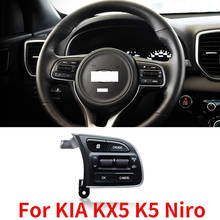 Capqx interruptor com botão de controle, para kia kx5 k5 niro, volante de carro, velocidade constante, módulo de cruzeiro, interruptor direito 2024 - compre barato