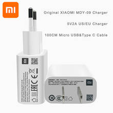 MDY-09 5В 2а USB настенное зарядное устройство EU US Micro USB Type C кабель для передачи данных для XIAOMI MI 2 3 4 Redmi 4 4X 4A 7 Note 4 4X 5 5A 6 6A 7A S2 S1 2024 - купить недорого