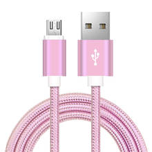 Cable de carga Micro USB de 1m, 2m, 3m para Samsung S7 Note Edge, A5, C5, C8, Xiaomi 4, 3, Redmi 7, 6, 5, Cable de carga rápida, Cable de sincronización de datos USB 2024 - compra barato