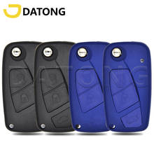 Datong World-llave de coche con tapa para Fiat, 3 botones, mando a distancia, carcasa en blanco 2024 - compra barato