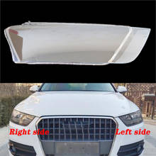 For Audi Q3 2010 2011 2012 2013 2014 2015 Front Headlights Headlights Glass Mask Lamp Cover Transparent Shell Lamp 2024 - buy cheap