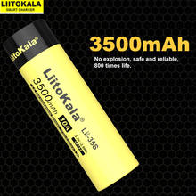 1-20PCS LiitoKala Lii-35S New 18650 Battery 3.7V Li-ion 3500mAh Lithium Battery For High Drain Devices 2024 - buy cheap