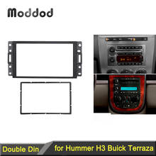 Panel de montaje para tablero de DVD, Marco facial, Fasica, doble Din, para HUMMER H3, Radio Estéreo, CD 2024 - compra barato