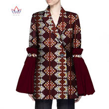 Весна 2020 новое летнее Африканское пальто Дашики Африка одежда традиционная блуза три четверти модный дизайн блейзеры BYW WY4637 2024 - купить недорого