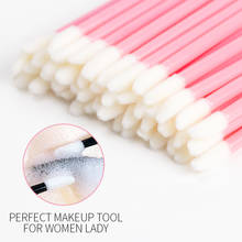 50pcs/bag Disposable Cotton Swab Eyelash Lipstick Brush Eyelashes Extension Cleaning Removing Brush Applicators Makeup Tools 2024 - buy cheap