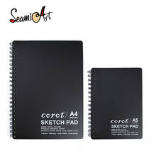 SeamiArt A4/A5 Sketchbook Notebook for Drawing Painting Graffiti Hard Cover Sketch Diary Book Office School Supplies 2024 - buy cheap