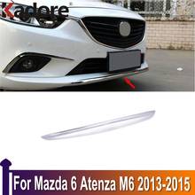 For Mazda 6 Atenza M6 2013 2014 2015 ABS Chrome Front Grille Grill Hood Engine Cover Trim Exterior Decoration Accessories 2024 - buy cheap