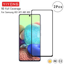 YIYONG-Protector de pantalla de vidrio templado 9D para móvil, cristal templado para Samsung Galaxy A51, A71, 5G, A81, A91, A31, A41, A21S, A11, M11, M21, M31, S, M51 2024 - compra barato