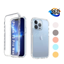 360 Full Body Shockproof Case for iPhone 13 Pro Max SE 2022 6S 7 8 Plus PC+Silicone Cover iPhone XR XS 11 12 Pro Max SE2 Bumper 2024 - buy cheap