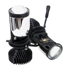 Canbus H4 LED Car Light Bulb Automobiles Lamp Conversion Kit 90W/Pair Hi/Lo Beam Headlight H4 LED Mini Projector Lens 2024 - buy cheap