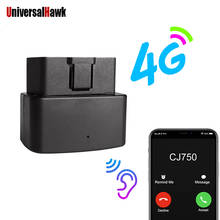 Mini OBD Voice Monitor GPS Tracker Car GSM  Vehicle Tracking Device gps locator Software APP IOS Andriod No OBD2 scan detection 2024 - купить недорого