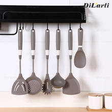Utensílios de cozinha de silicone, conjunto de utensílios de cozinha com alça de posição antiderrapante 2024 - compre barato