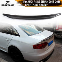 Car Styling Carbon fiber Car Spoiler Rear Trunk Wing Lip Spoiler for Audi A4 B9 Sedan 2013 - 2016 2024 - buy cheap