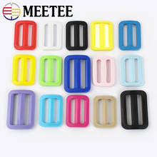 100/200pcs Meetee 25/32/38mm Plastic Curved Tri-Glide Slider Adjustable Ring Buckle Outdoor Backpack Strap Dog Collar Accessory 2024 - buy cheap