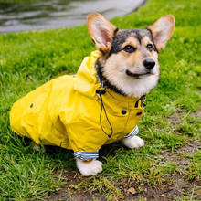 Pet Dog Raincoat Poodle Bichon Schnauzer Welsh Corgi Clothes Shiba Inu Samoyed Dog Clothing Waterproof Coat Jacket Outfit 2024 - buy cheap