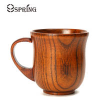 Natural Wooden Coffee Mug Wood Tea Cup 250ml Classic Wood Cups and Mugs Coffee Milk Tea Mug Home Cafe Bar Drinking Cup Drinkware 2024 - buy cheap